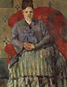 Paul Cezanne Madame Cezanne in a Red Armchair Sweden oil painting reproduction